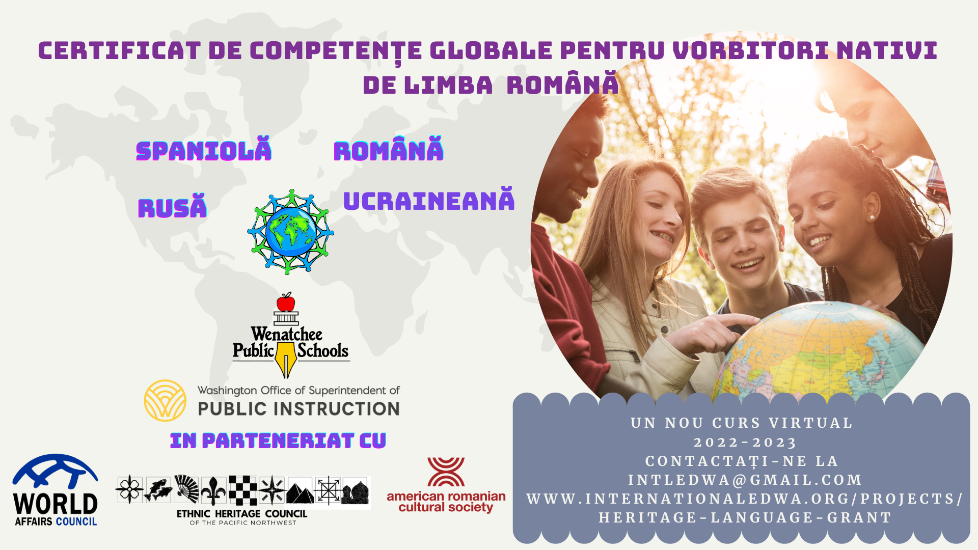 Global Competence Certificate for Romanian Heritage Speakers