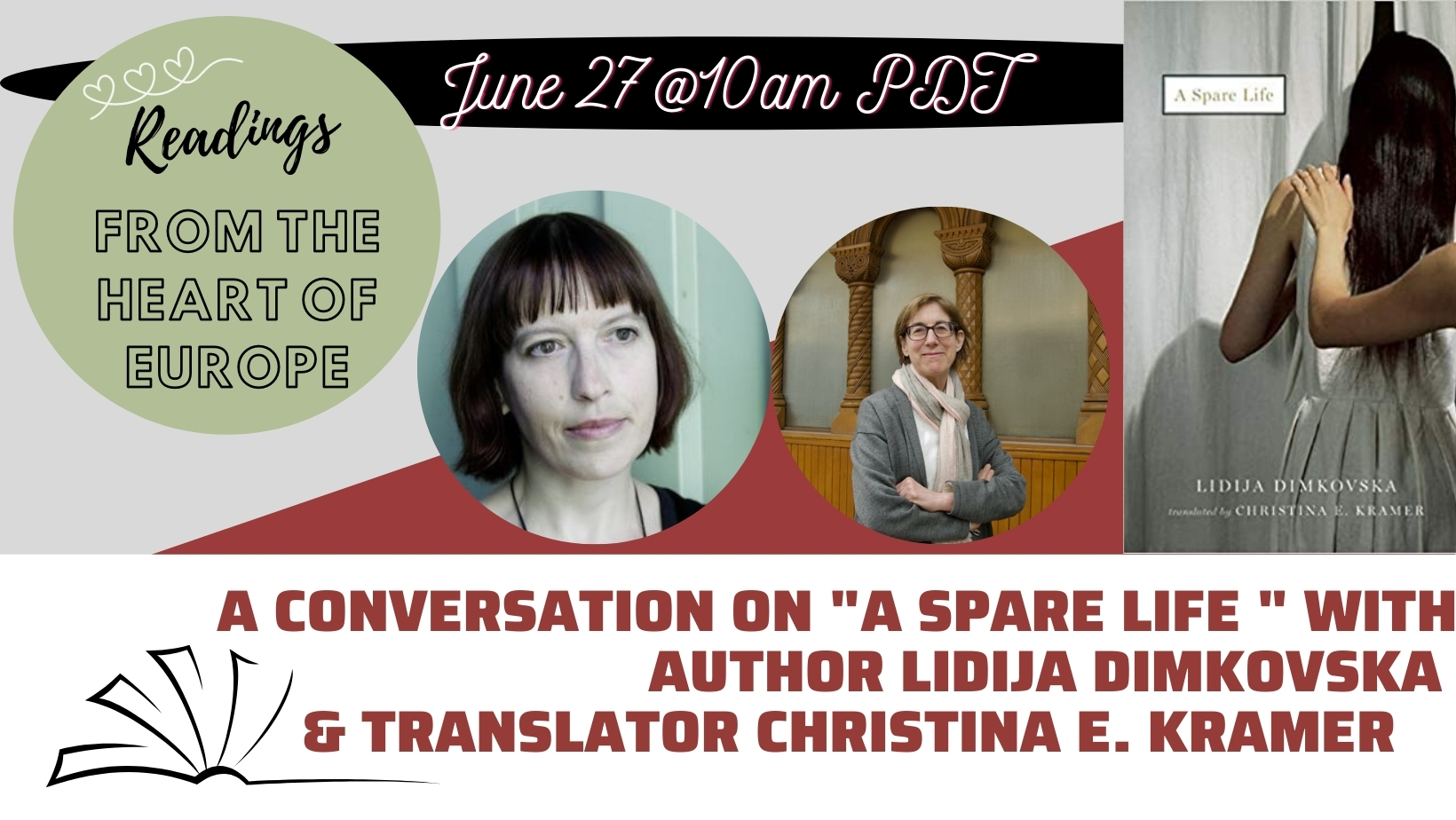 "A Spare Life": A Conversation with Author Lidija Dimkovska & Translator Christina E. Kramer